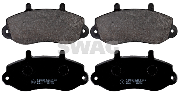 set placute frana,frana disc 60 91 6494 SWAG